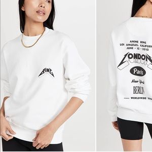 Anine Bing Ramona Tour Sweatshirt